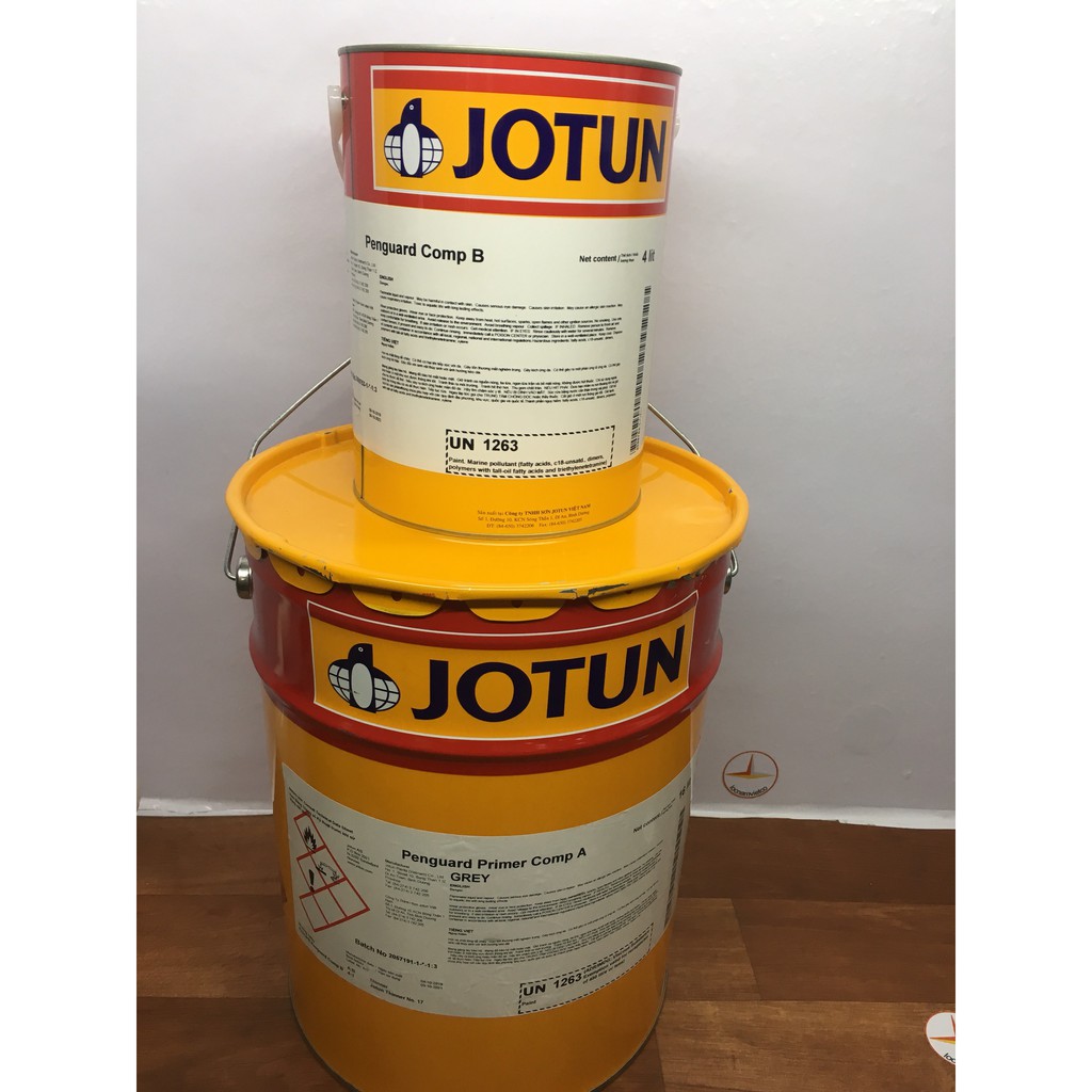 Sơn Lót chống rỉ Epoxy Jotun Penguard Primer Grey 20L/bộ