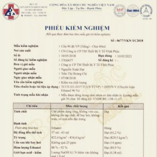 Cồn 70 Độ VP