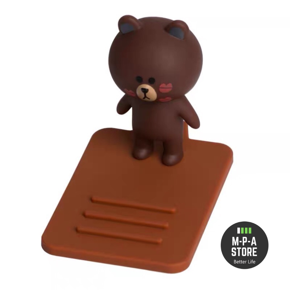 Giá đỡ điện thoại Thỏ cony, Gấu Brown, Vịt vàng siêu đáng yêu