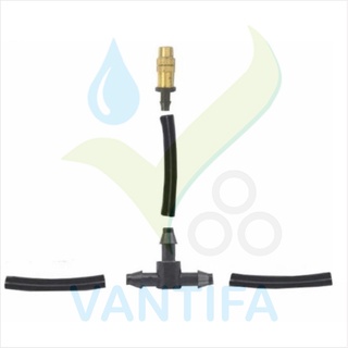 Tê chia 3 ĐÀI LOAN dùng cho ống 5x7mm, 4.5x6.5mm
