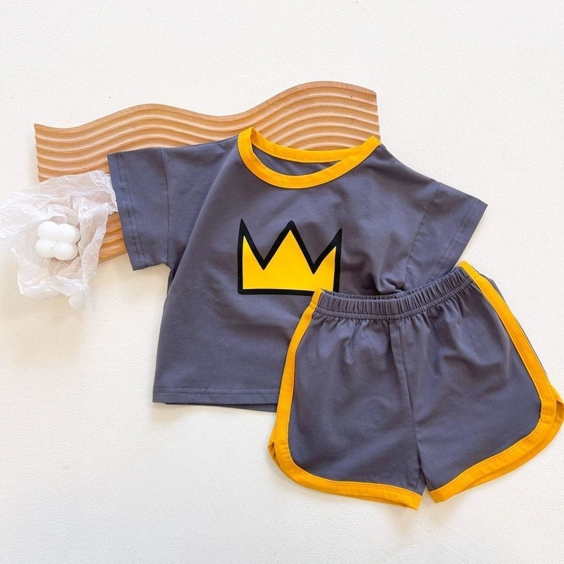 Bộ Đồ Thể Thao Ngắn Tay Thời Trang Mùa Hè Dành Cho Trẻ Nhỏ