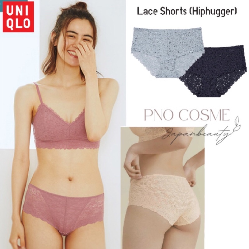 Uniqlo - Quần lót ren mềm Lace Shorts ( nội địa Tag Nhật )