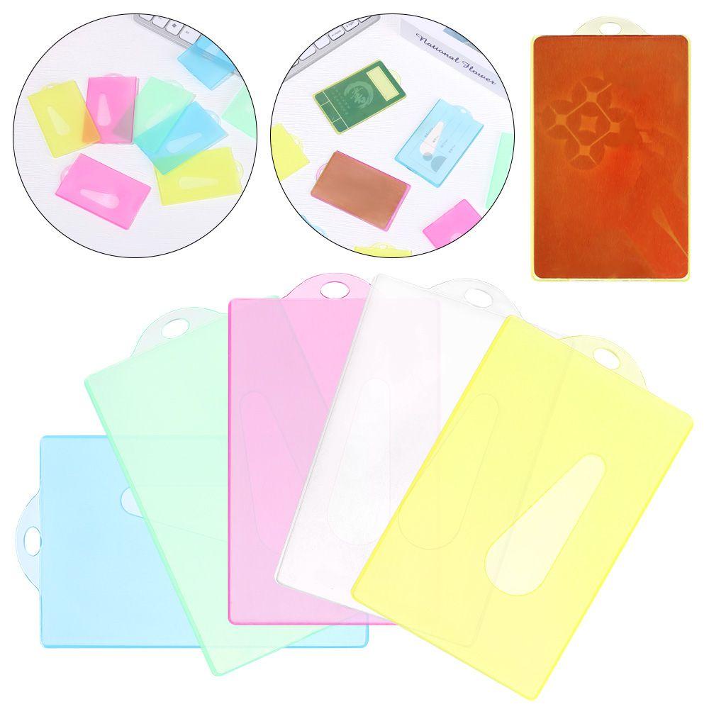 Set 10 Túi Đựng Thẻ Ngân Hàng Bằng Nhựa Trong Suốt