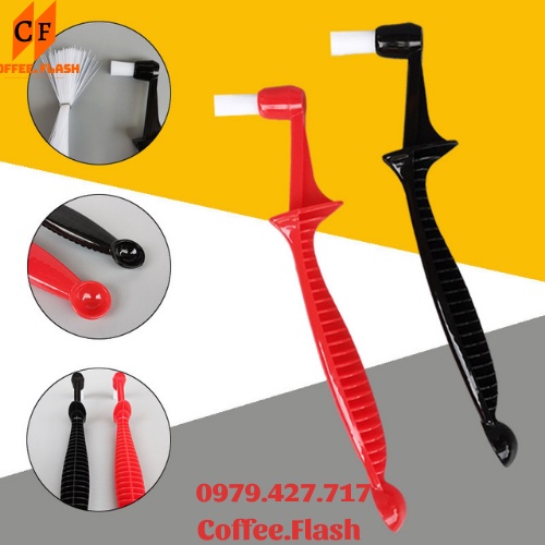 Chổi vệ sinh máy pha, máy xay cà phê- Cọ vệ sinh máy pha, máy xay cà phê - Đầu cọ (chổi) thay thế