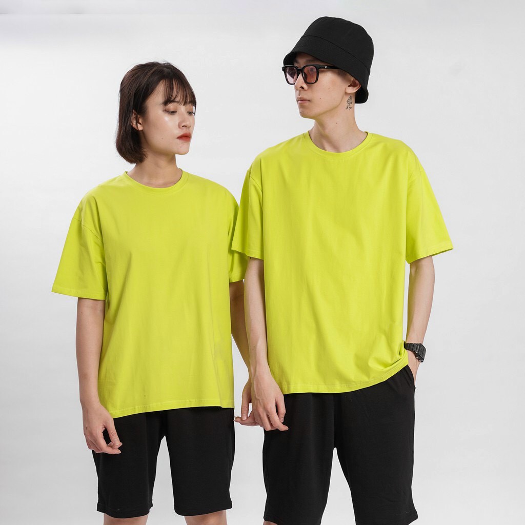 Áo Thun Trơn Tay Lỡ Basic Tee Form Rộng Unisex Chất Cotton - Áo Phông Trơn Nam Nữ T M Store Ảnh Thật | BigBuy360 - bigbuy360.vn