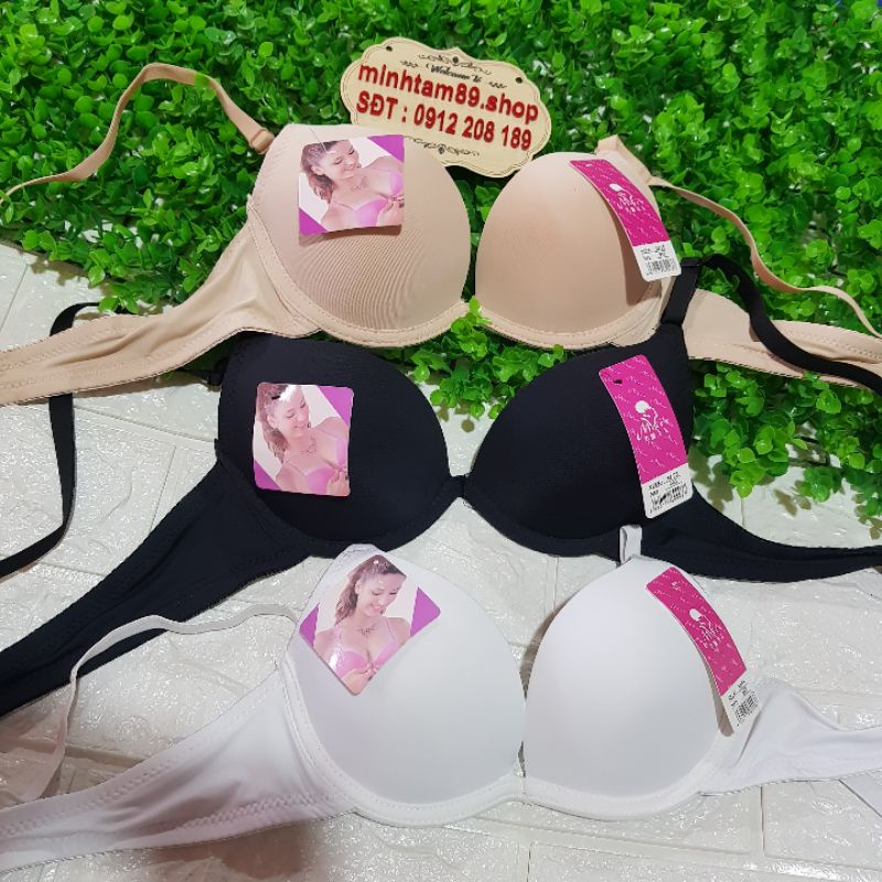 Áo lót 1 móc cài có gọng loại mỏng , phom quả nhỏ gọn