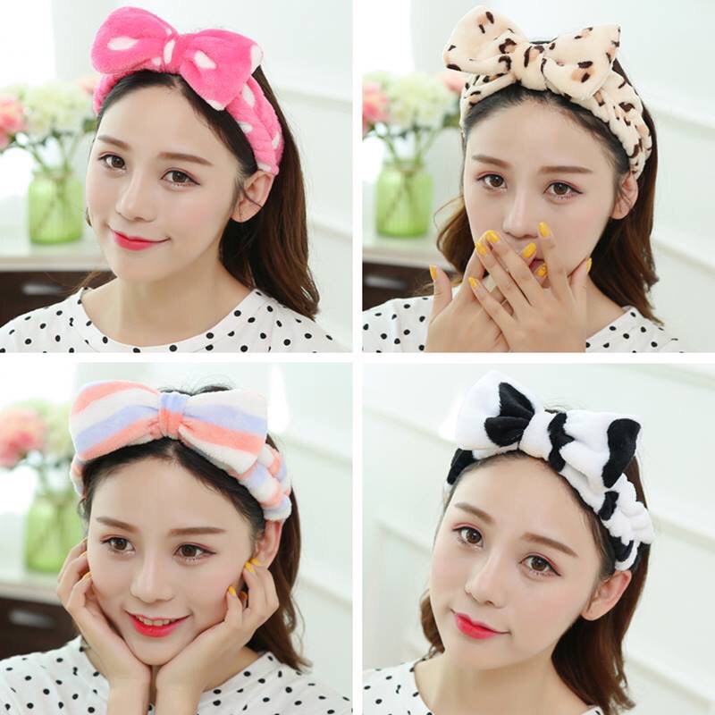 🎀Băng đô nơ cài tóc - Dùng khi rửa mặt, skincare, đắp mặt nạ🎀