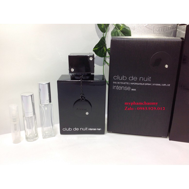 [Mẫu thử] Nước hoa Armaf Club De Nuit Intense 2,5,10ml