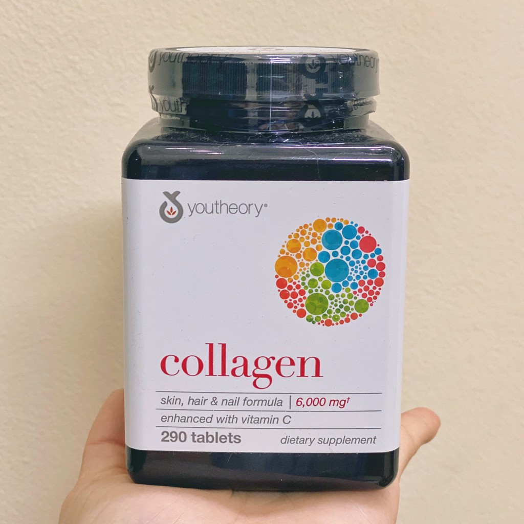 ] Viên Collagen Youtheory Mỹ tuýp 1 2 & 3