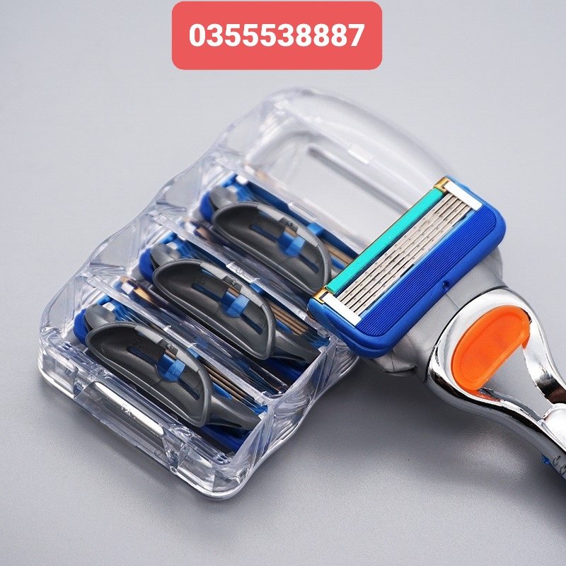 Dao cạo râu 5 lưỡi, gọn nhẹ, thiết kế thông minh, cạo sạch, êm mịn, không gây tổn thương da mặt - Giá siêu tiết kiệm