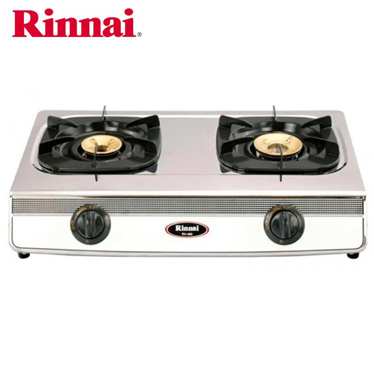 Bếp gas Rinnai RV-460S, Chén đồng Không có đầu hâm