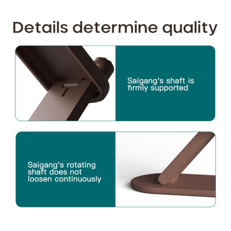 Giá đỡ điện thoại máy tính bảng để bàn họa tiết gấu gà dễ thương có thể gấp gọn tiện dụng