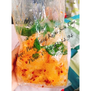 BÁNH TRÁNG DẼO SATE RAU RĂM