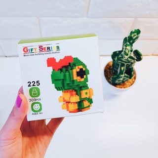 Mini Block | Đồ chơi xếp hình lego | - Caterpie (pokemon) -  225 pcs