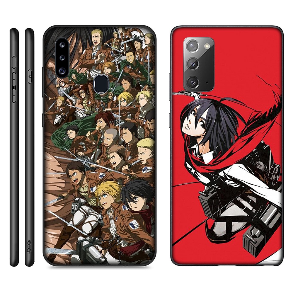 Ốp Điện Thoại Silicon TPU Mềm Hình Anime Attack On Titan Cho Realme 8 Pro 8 5G 8S Q3 Q3i 5G C2 C3 C20 2 A5 Yml2