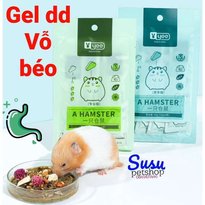 Súp dinh dưỡng Yee cho hamster,sóc,nhím,dumbo,rat (túi 4 thanh)