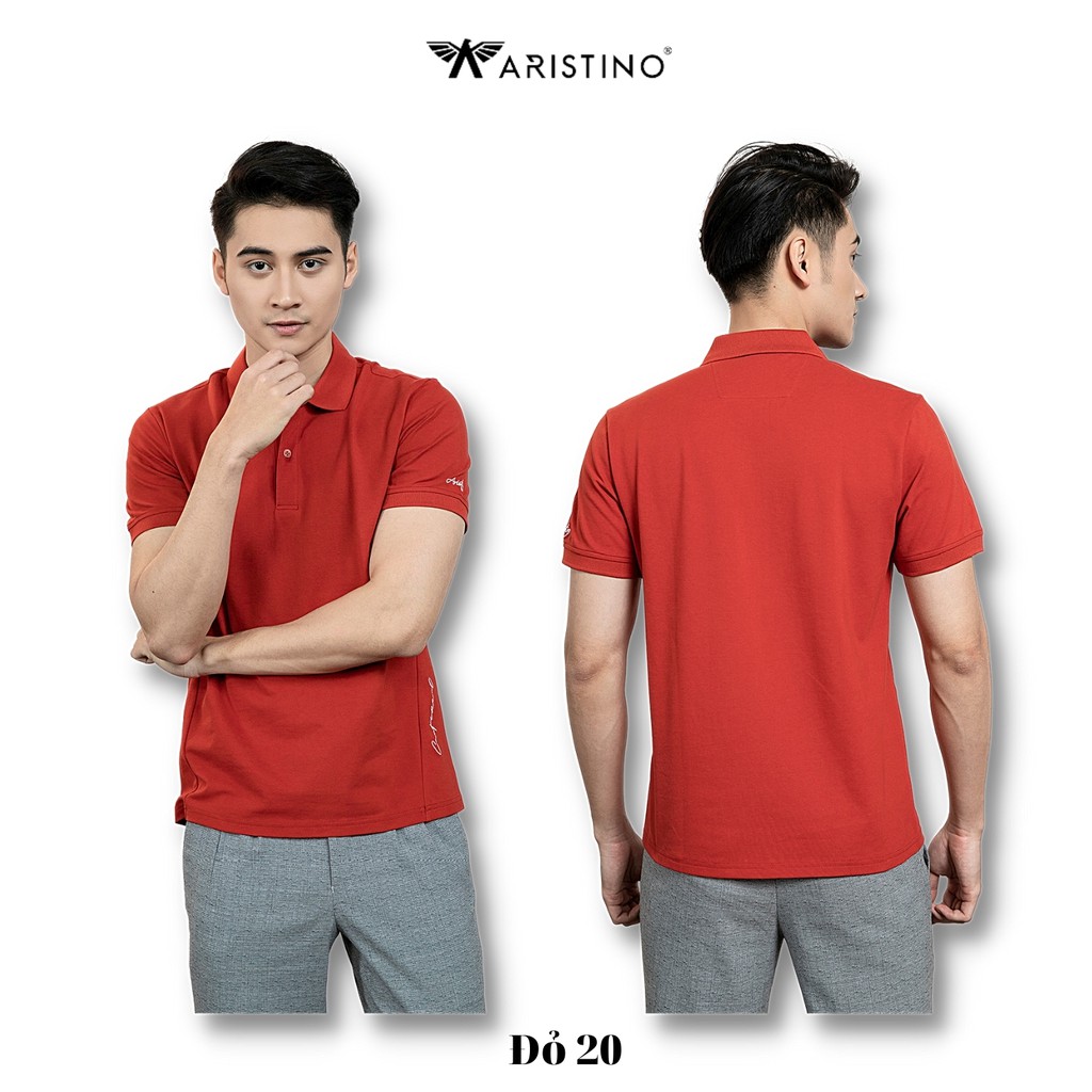 Áo Thun Nam ARISTINO Trơn Có Cổ Nhiều Màu Chất Cotton Thấm Hút Mồ Hôi Tốt - APS009S1