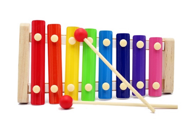 Đồ chơi Đàn Piano Xylophone gỗ 8 thanh quãng - Đồ chơi âm nhạc cho bé giúp trẻ phát triển năng khiếu âm nhạc