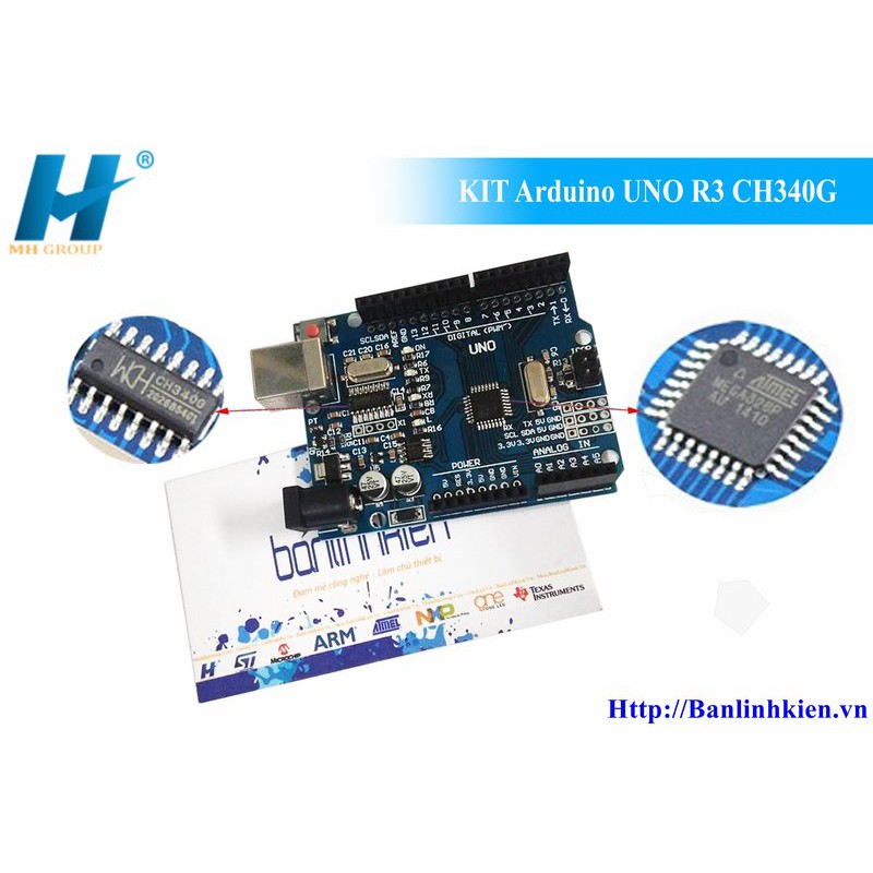 KIT Arduino UNO R3 CH340G