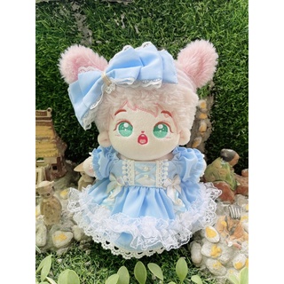 outfit doll đầm công chúa[20cm,body mập]