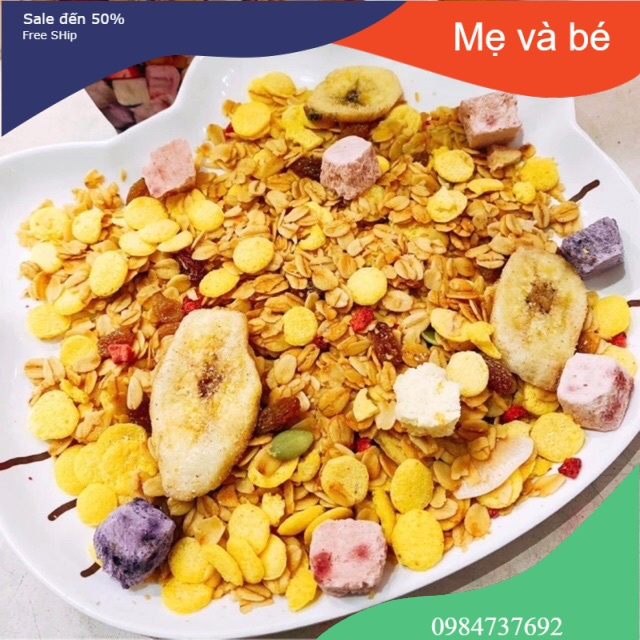 GÓI 100GR NGŨ CỐC HOA QUẢ SỮA CHUA KHÁCH DÙNG THỬ