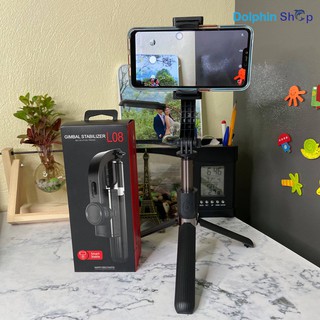 [Có Clip] Gimbal Điện Thoại L08 Chống Rung Kiêm Gậy Selfie Bluetooth Nhỏ Gọn Tiện Lợi