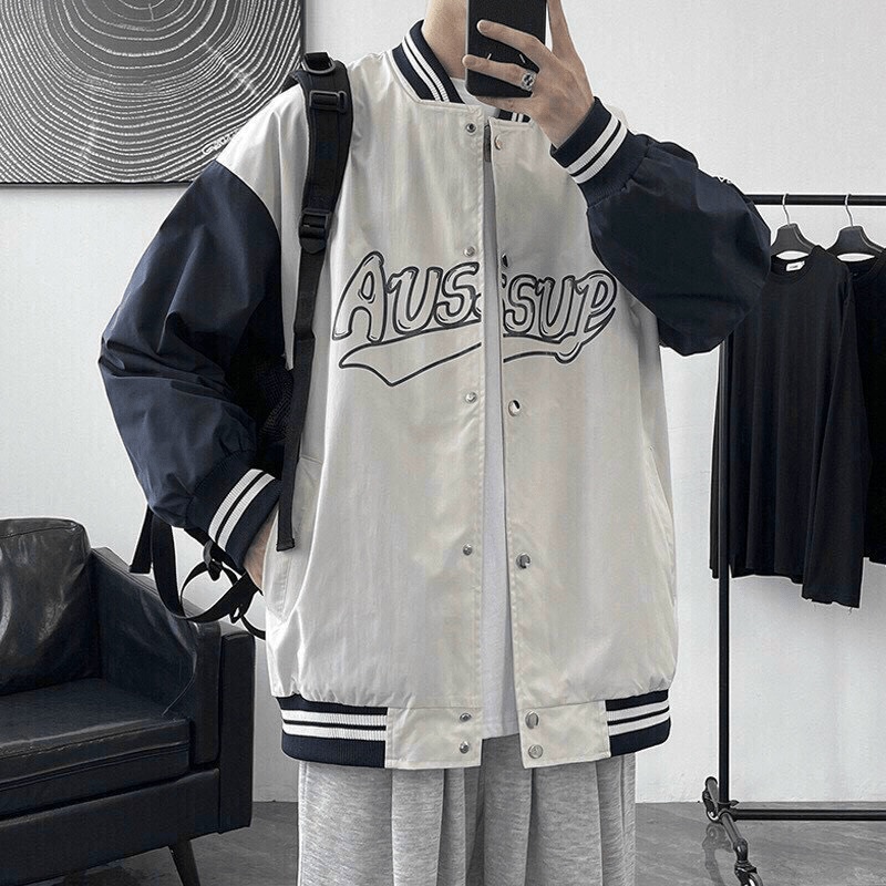 [FREE SHIP] ÁO KHOÁC GIÓ HAI LỚP BOMBER NÚT BẤM ASUS SIÊU HOT TREND THỜI THƯỢNG NEW VLTN4