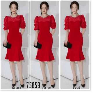 Đầm body umi đuôi cá cực xinh sexy cho chị em thời trang 1hitstore1