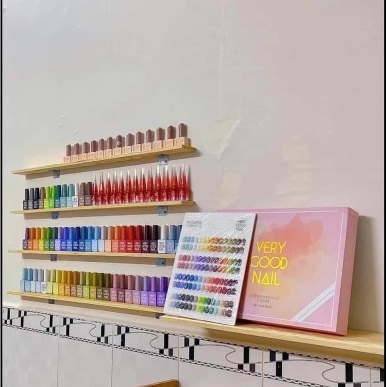 Set sơn gel verygood nail 60 màu ( Tặng 2 bảng màu + Base Top )