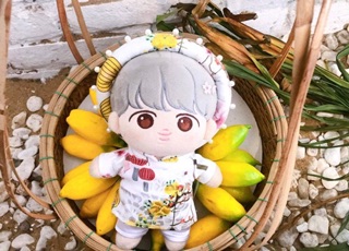 Áo dài mấn cho doll 20cm
