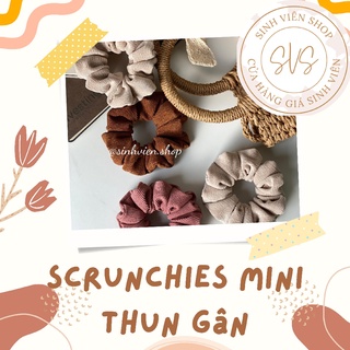 Scrunchies cột tóc mini thun gân kích cỡ thường