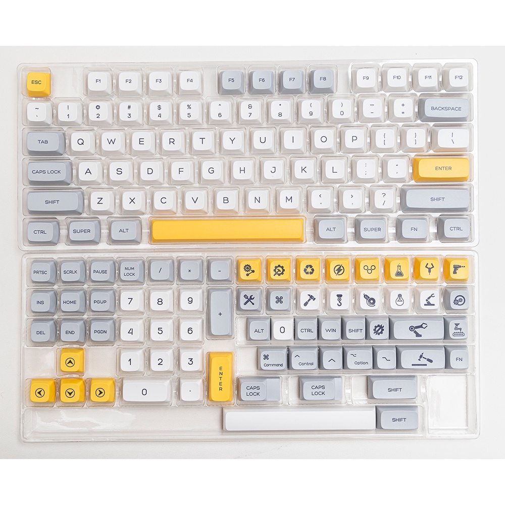 Heavy industry keycaps XDA profile Dye-Sublimation PBT  keycap 140keys