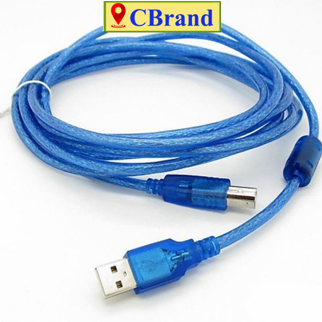 Dây Cáp Máy In⚡️Dây Máy In Dài 3m Màu Xanh Chuẩn 2.0⚡️Hàng Xịn, Truyền Tín Hiệu Tốc Độ Cao, ổn định, bền bỉ