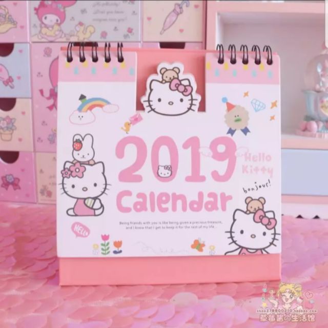 Lịch để bàn 2019
