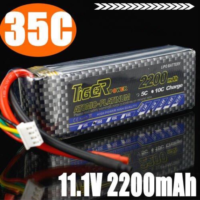 Pin lipo 3s 2200 35c cho đồ chơi điều khiển từ xa