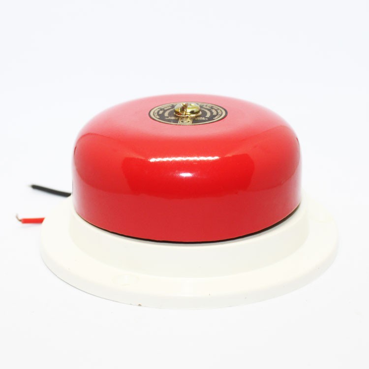 Chuông điện 3 inch - 220V AC + nút nhấn chuông tròn CT4 - Tiến Thành - Việt nam