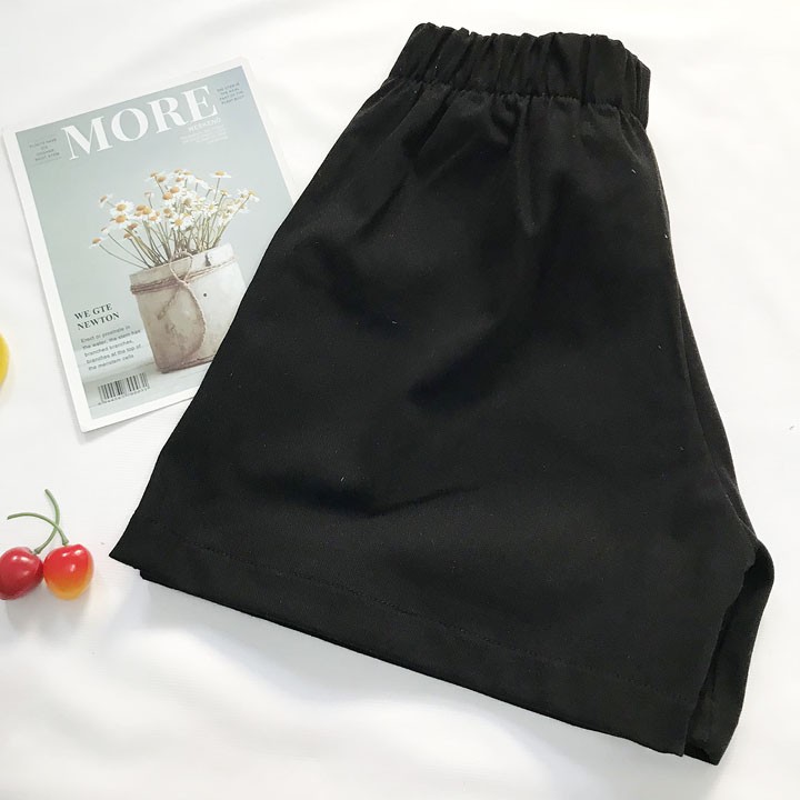 Quần đùi nữ kaki thun freesize từ 40kg-45kg - QU36