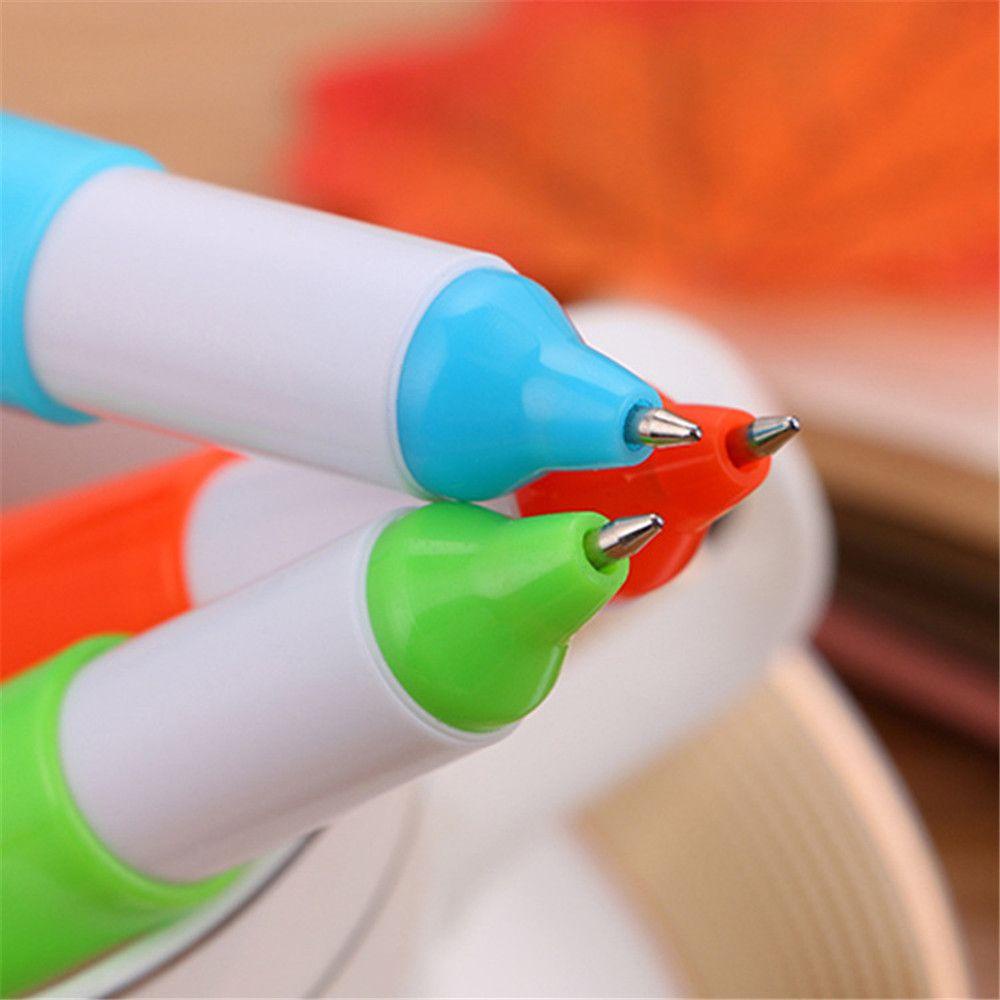 Bút Bi Họa Tiết Hoạt Hình Có Thể Thu Gọn Tiện Dụng