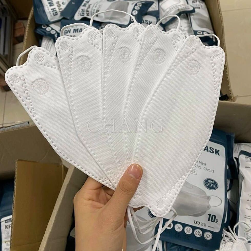 Combo Khẩu Trang 4 Lớp KF94 V - MASK Chống Bụi Mịn Và Kháng Khuẩn Hàng Cao Cấp