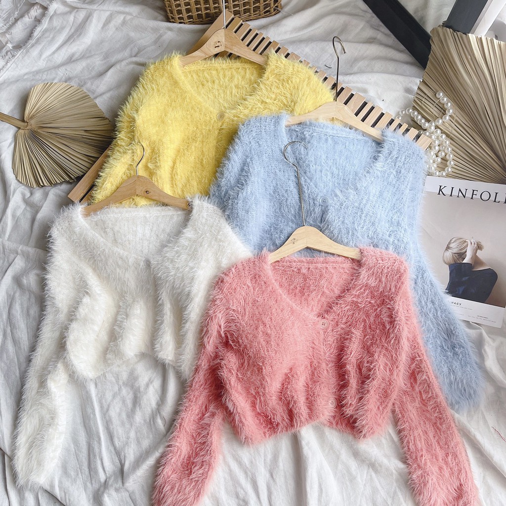 Áo len nữ dài tay, áo len nữ hàn quốc siêu dễ thương chất len mềm mịn phong cách trẻ trung năng động Tây Thi Shop | BigBuy360 - bigbuy360.vn