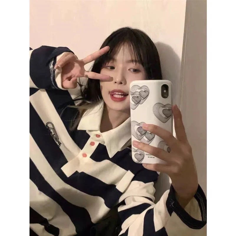 Áo Polo kẻ vằn unisex hot trend chất nỉ da cá( ảnh thật ở cuối) | BigBuy360 - bigbuy360.vn