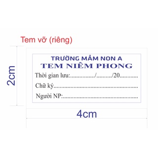 Tem vỡ - tem niêm phong