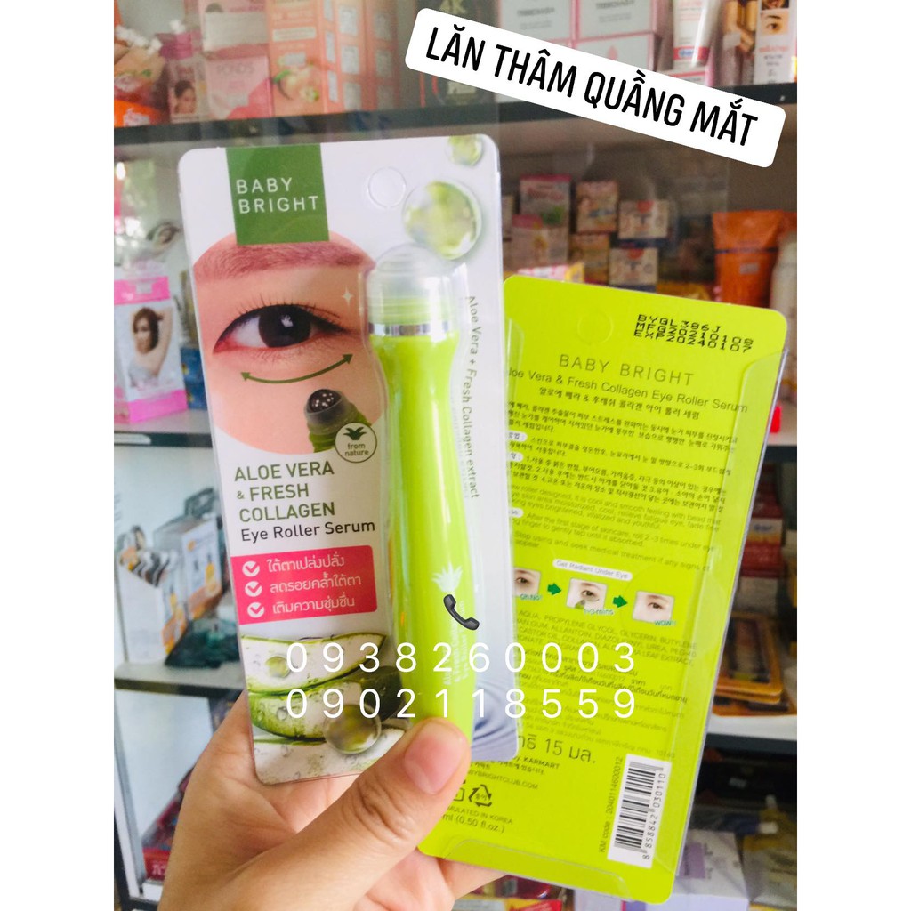 Lăn thâm mắt Eye Roller Serum Thái Lan mẫu mới