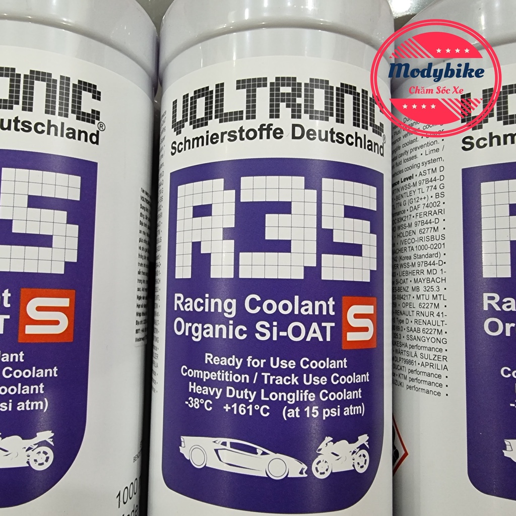 Nước Làm Mát Đã Pha Sẵn Cao Cấp Voltronic R35-S Racing 1L