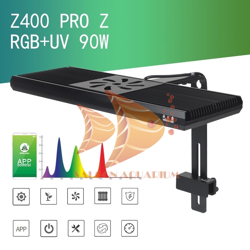 ĐÈN LED WEEK AQUA Z400 PRO D RGB - UV - CHUYÊN TRỒNG CÂY THỦY SINH