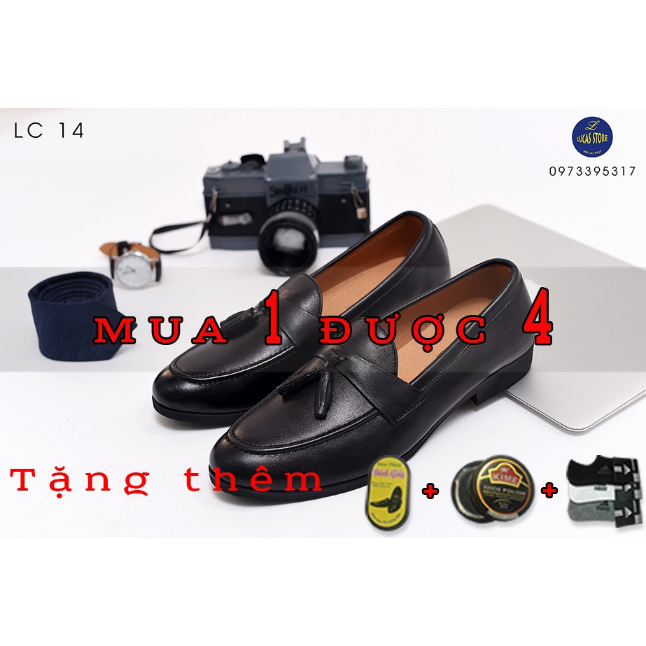 Giày tây da bò thật LN25C