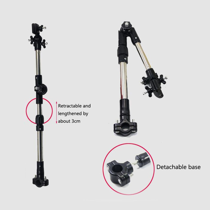 Giá Đỡ Dù Gắn Xe Đạp / Xe Đẩy Em Bé Tùy Chỉnh Tiện Dụng