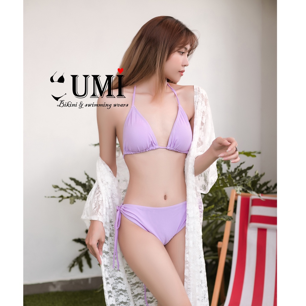 Bikini Tam Giác 2 Mảnh Màu Tím Khoai Môn - Bikinistore Bộ Sưu Tập Đồ Bơi Nữ