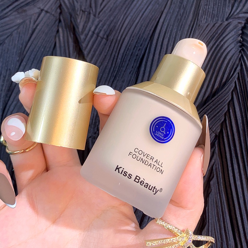 Kem lót nền Kiss Beauty mềm mịn mát da che khuyết điểm sáng da dạng nắp ấn | BigBuy360 - bigbuy360.vn