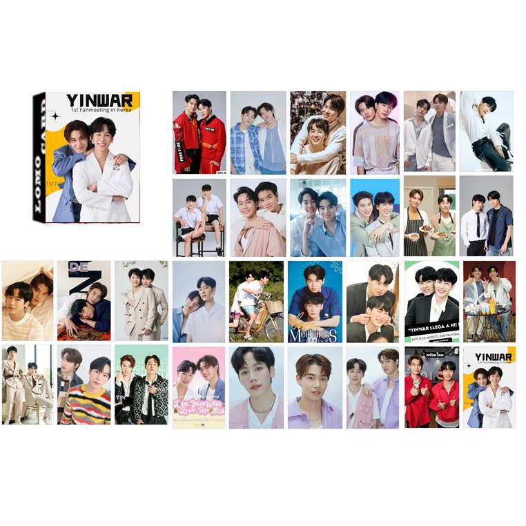 hộp 30 lomo card YinWar Couple BL Thái